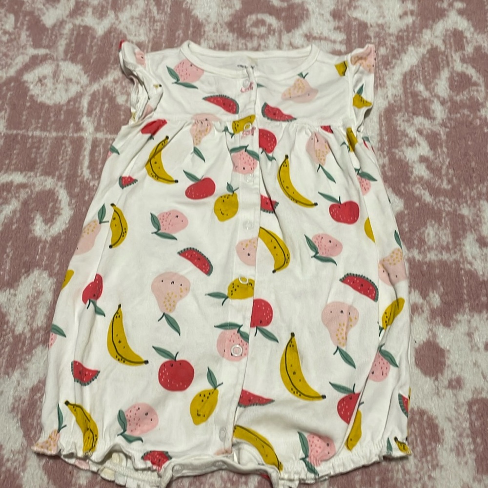 🧡 3 For $12 Bundle Sale 🧡 Carters Fruit Romper